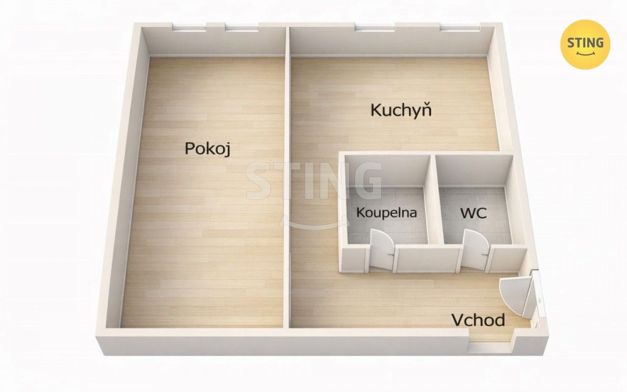 Prodej byt 1+1 - Františka Hajdy, Ostrava, 37 m²