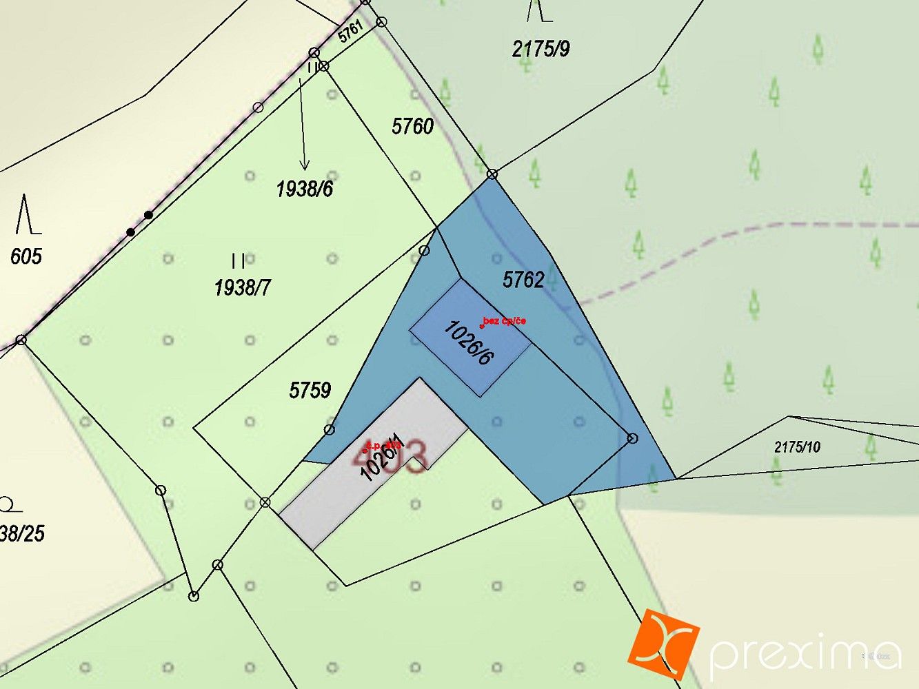 Prodej zahrada - Vizovice, okres Zlín, Zlínský kraj - 2