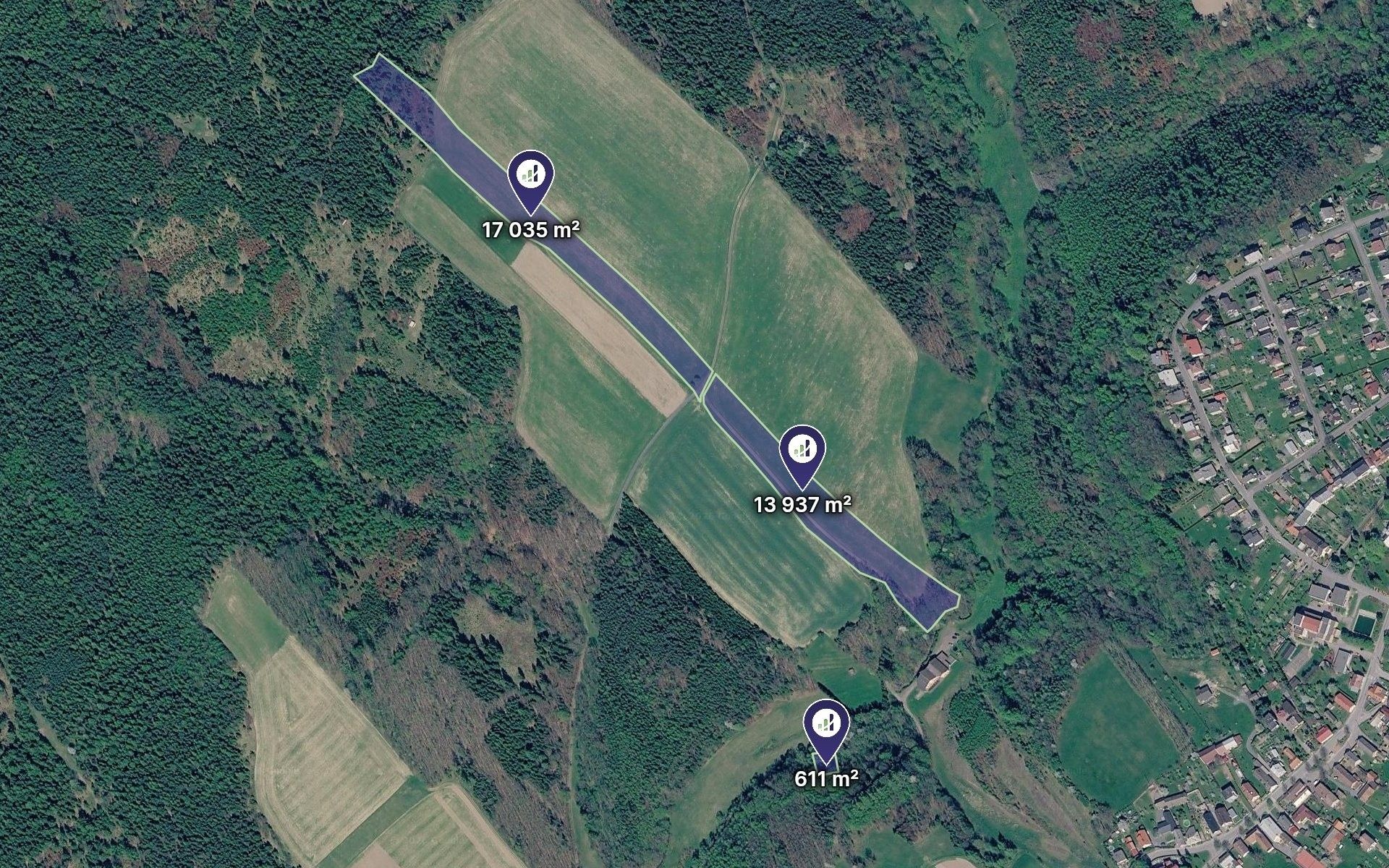 Zemědělské pozemky, Slatina, 31 583 m² - 1