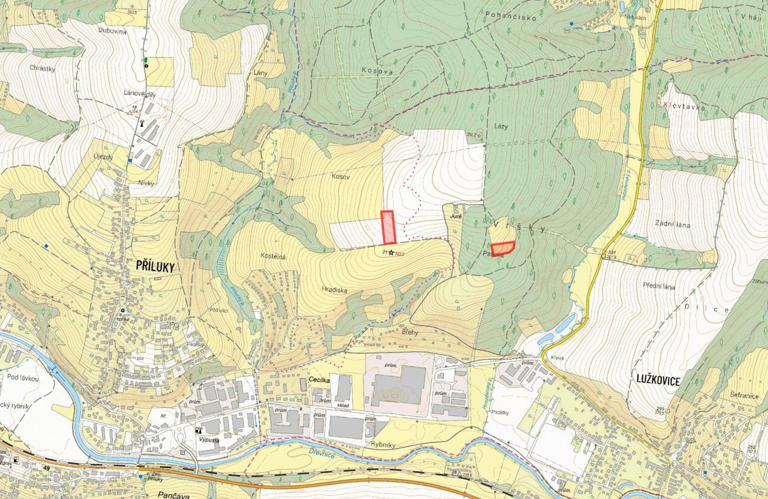Zemědělské pozemky, Zlín - Příluky, Zlínský kraj - 2