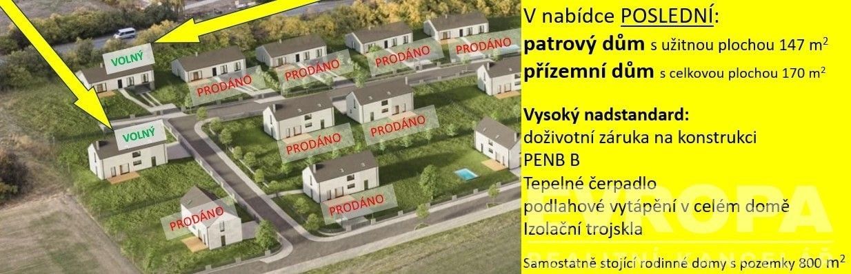 Rodinné domy, Na Hrudném, Knovíz, 147 m²