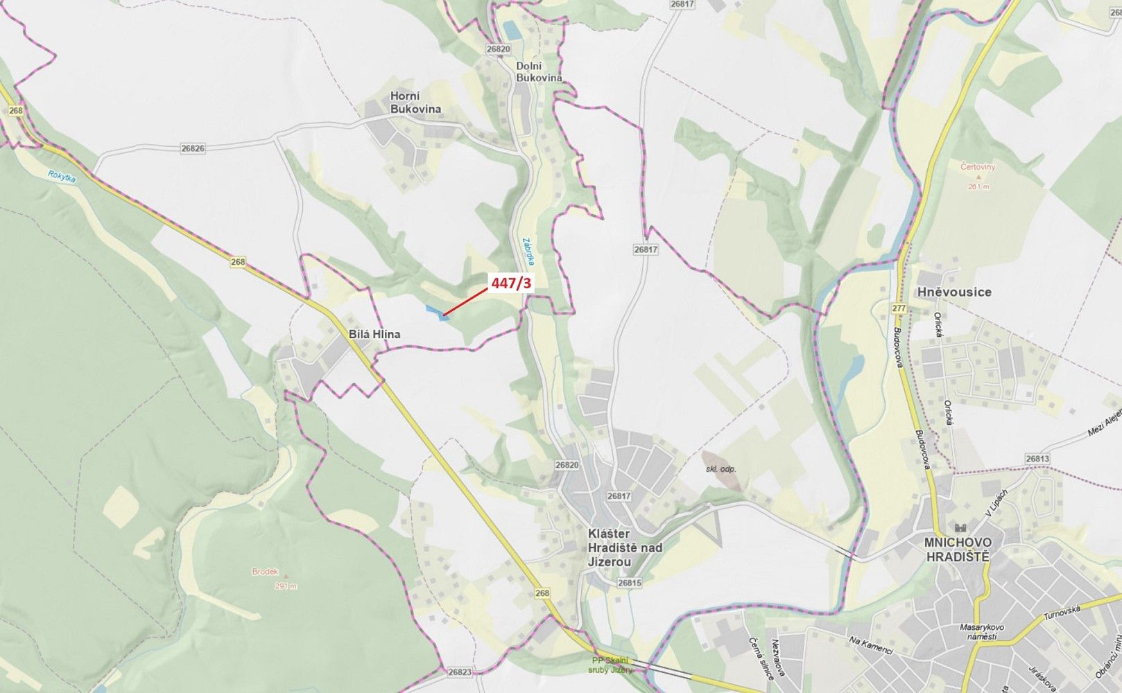 Les, 2 986 m²