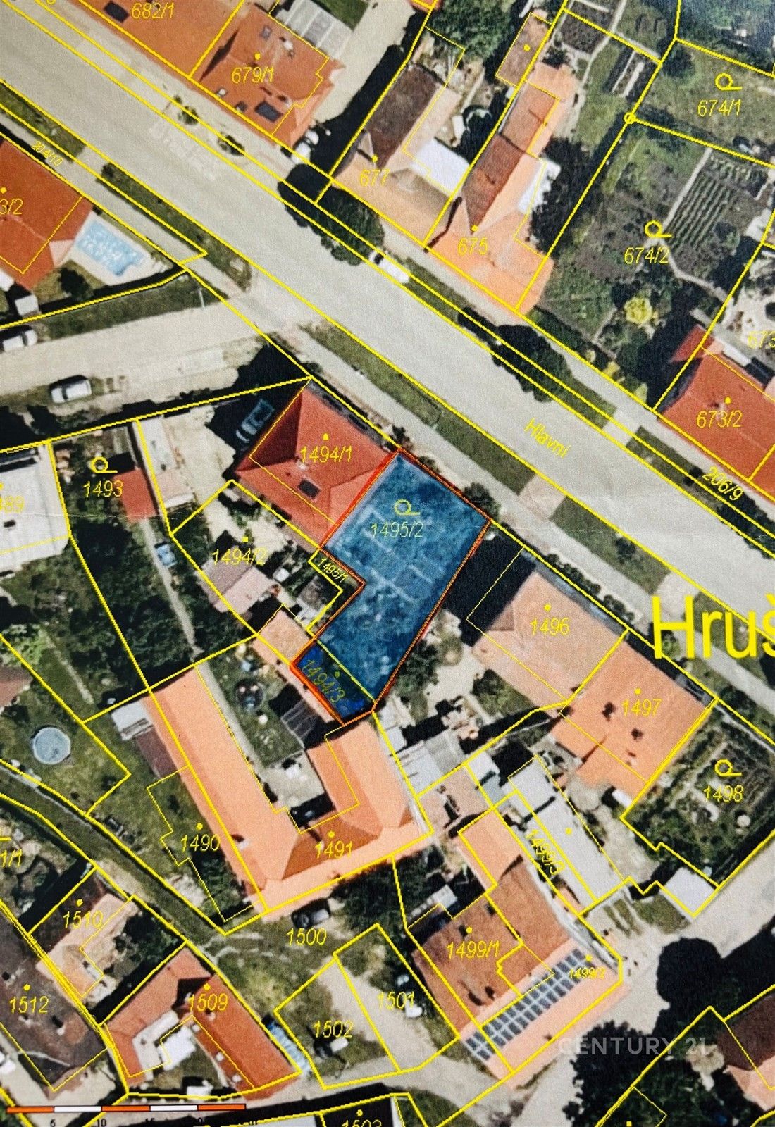 Prodej pozemek pro bydlení - Hlavní, Hrušky