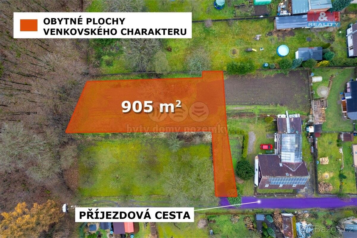 Prodej pozemek - Nový Oldřichov, 471 13, 905 m²