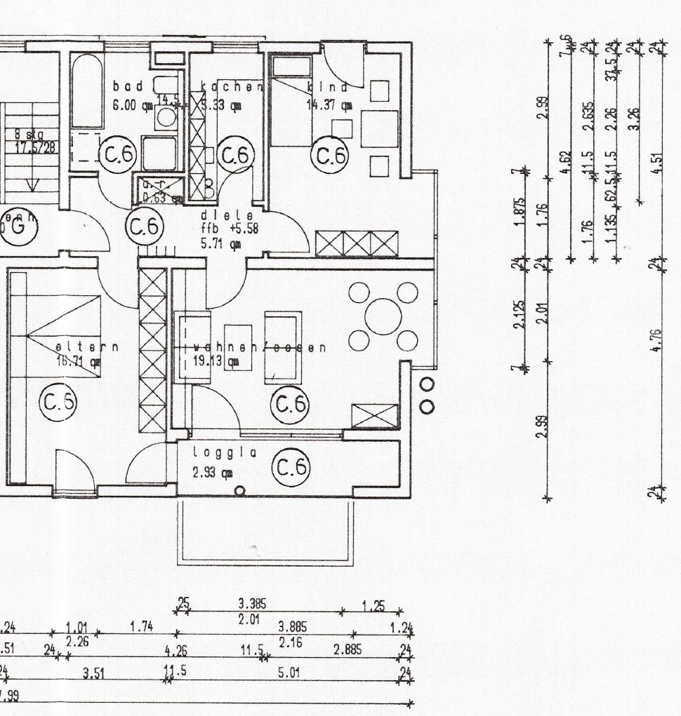 3+1, Augustinergasse 6, , Bavorsko, 69 m² - 1