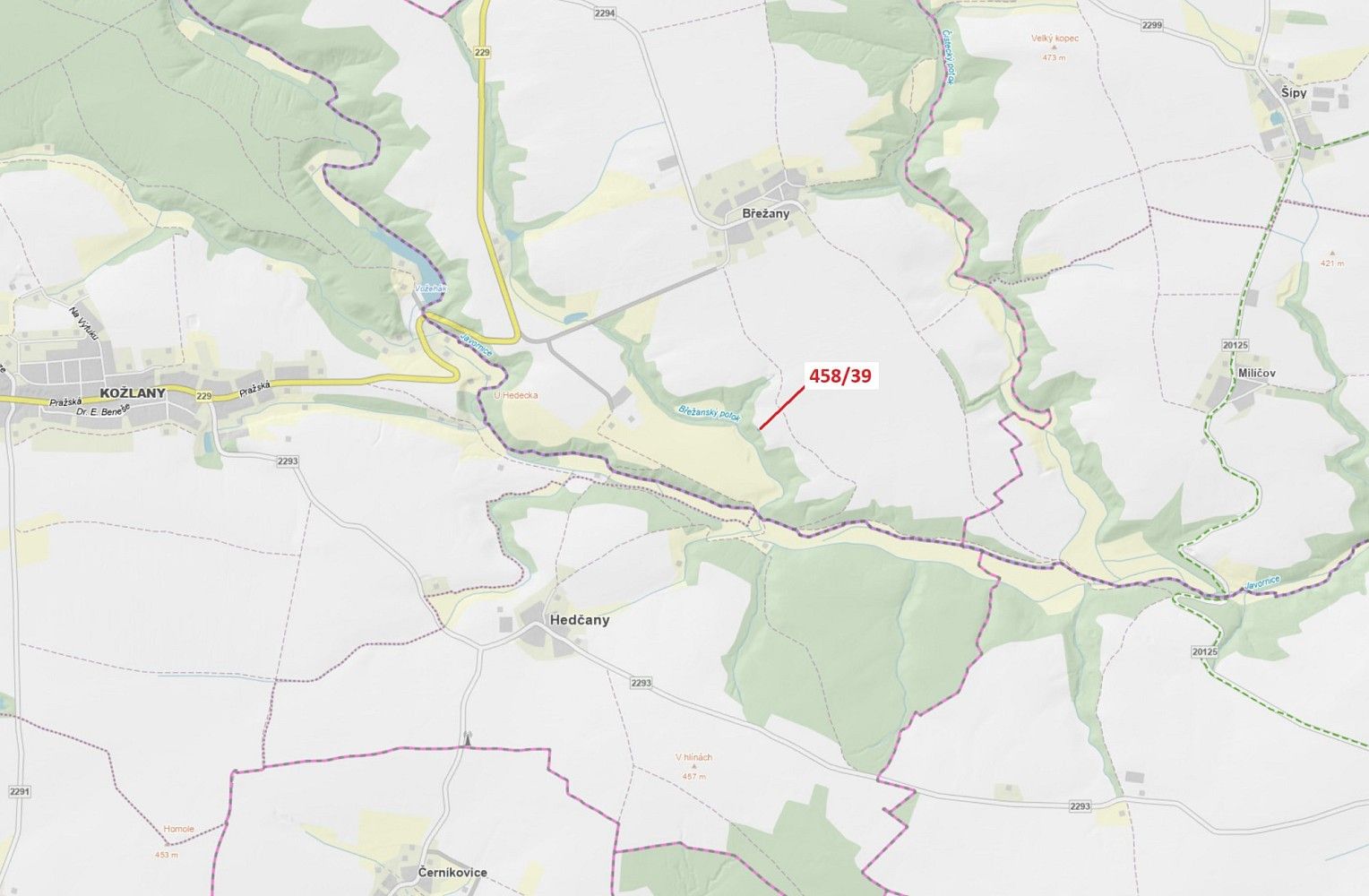 Les, 50 m²
