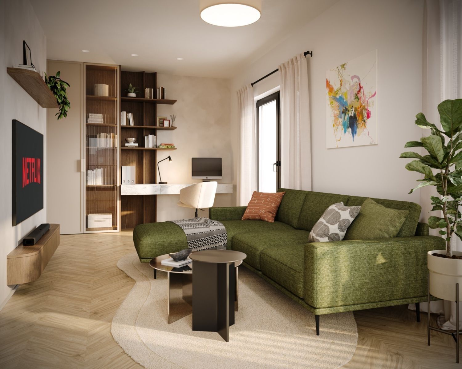 2+kk, K Botiči, Praha - Vršovice, 47 m² - 1