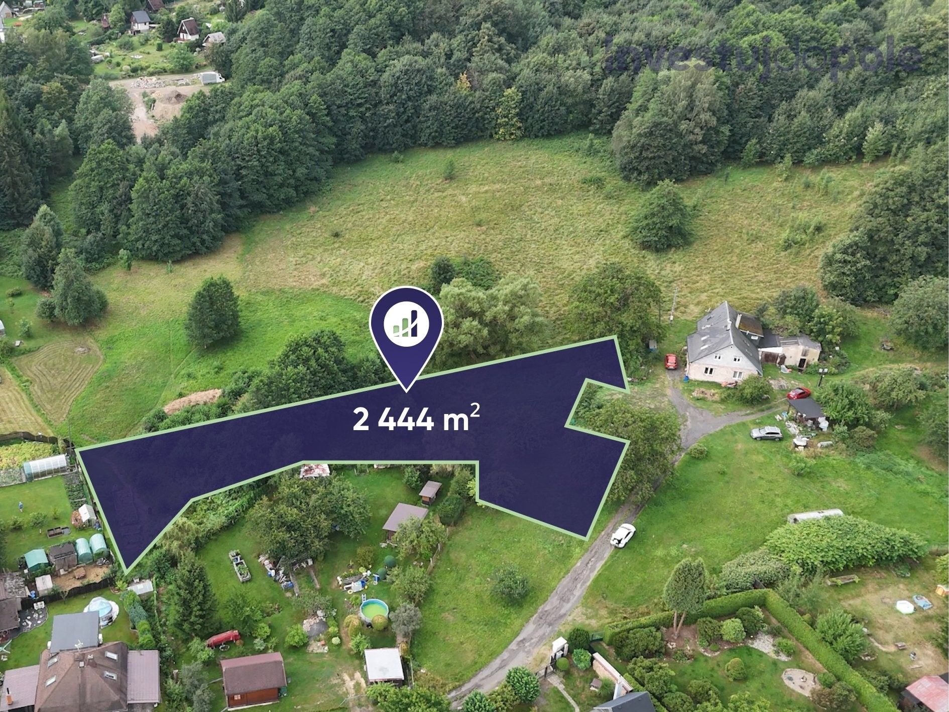 Pozemky pro bydlení, Liberec, 2 444 m²