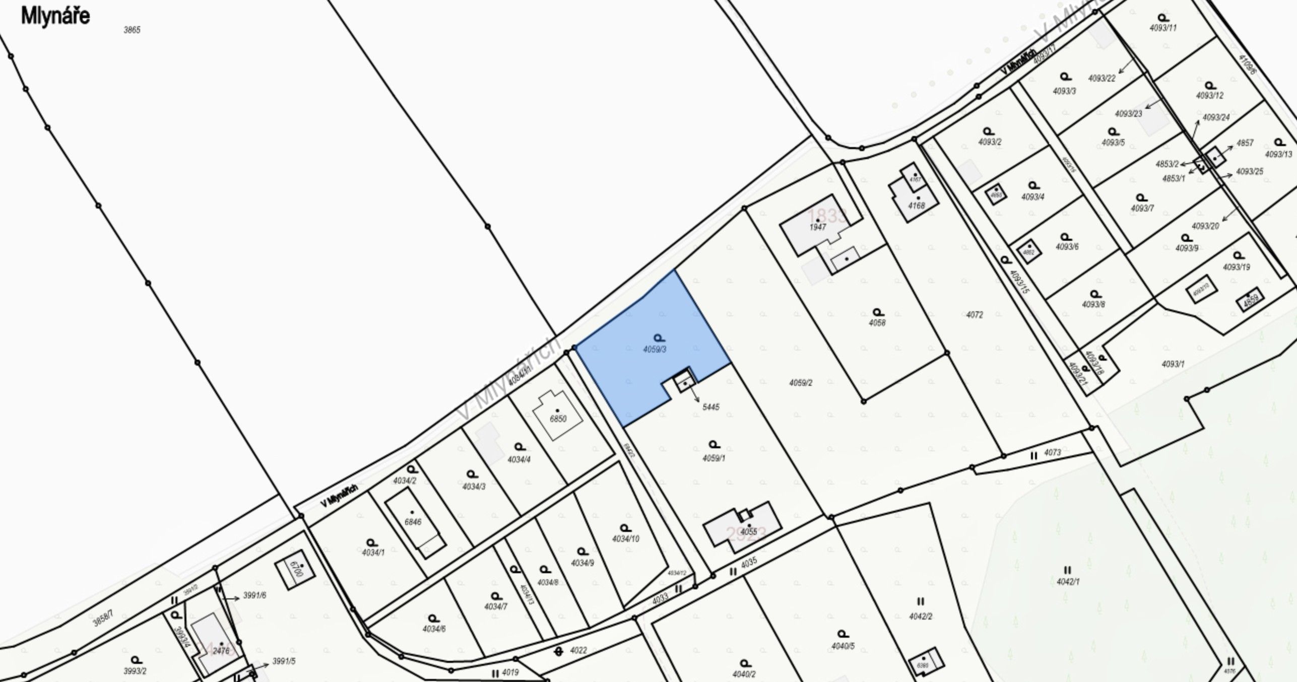 Pozemek pro bydlení · V Mlynářích 2923, Žatec - 3