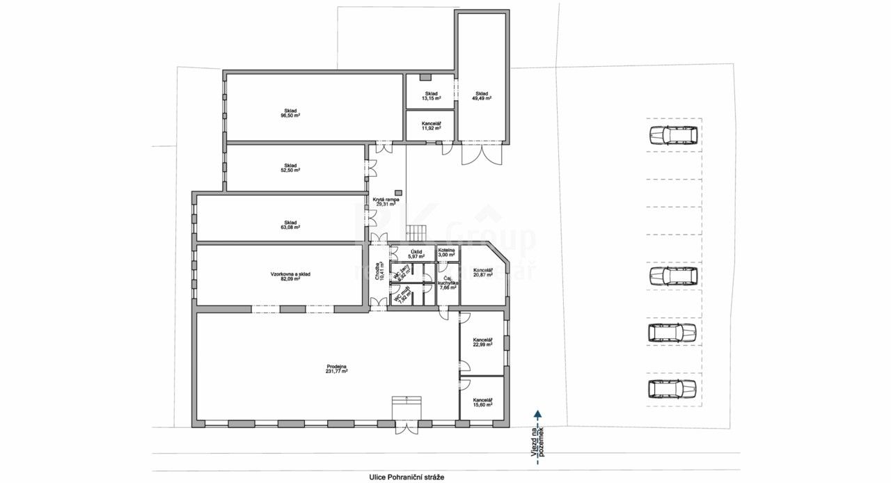 Ostatní, Pohraniční stráže, Velká Hleďsebe, 734 m² - 2