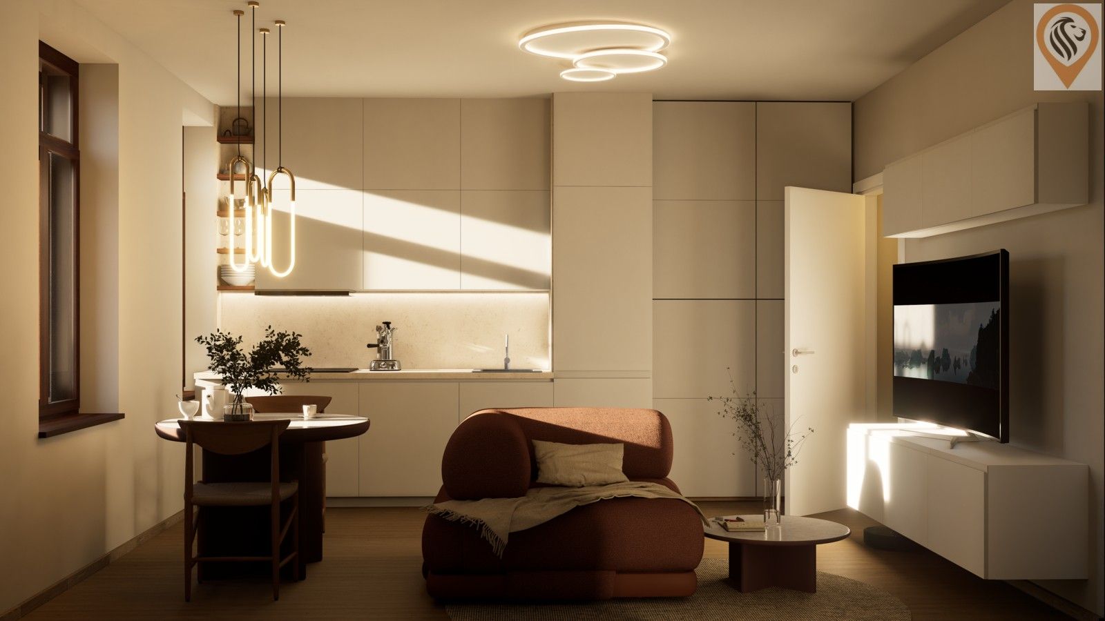 2+kk, Grafická, Praha Smíchov, 35 m² - 1