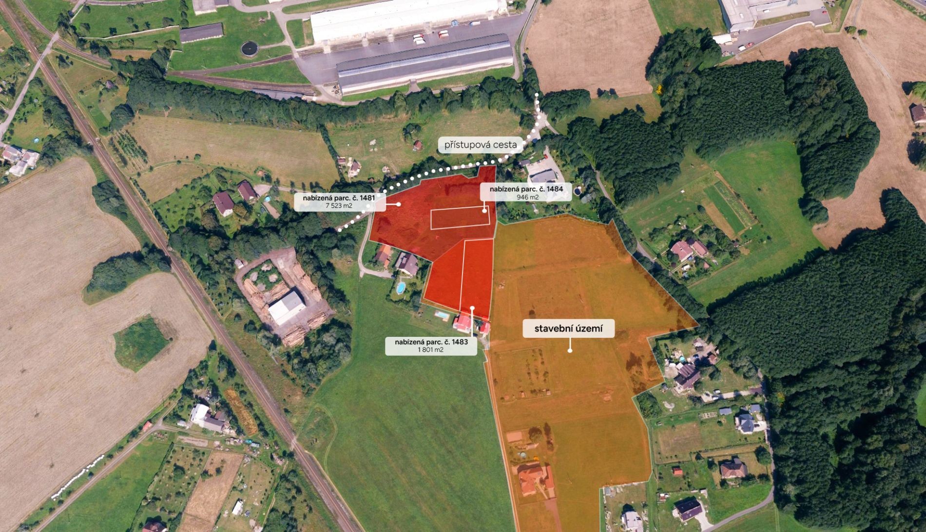 Pozemek pro bydlení, 10 270 m²
