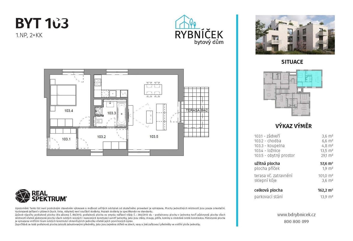 2+kk, Tišnov, okres Brno-venkov, Jihomoravský kraj, 58 m² - 2