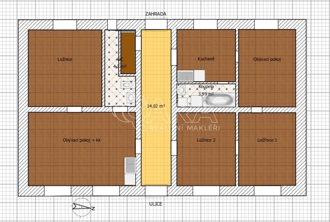 Prodej rodinný dům - Dobřichovská, Pečky, 99 m²
