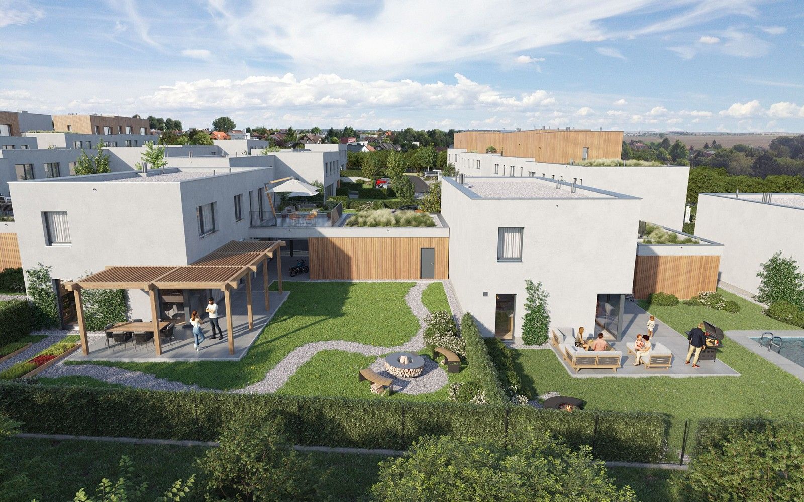 Rodinné domy, Klecany, okres Praha-východ, Středočeský kraj, 169 m² - 1