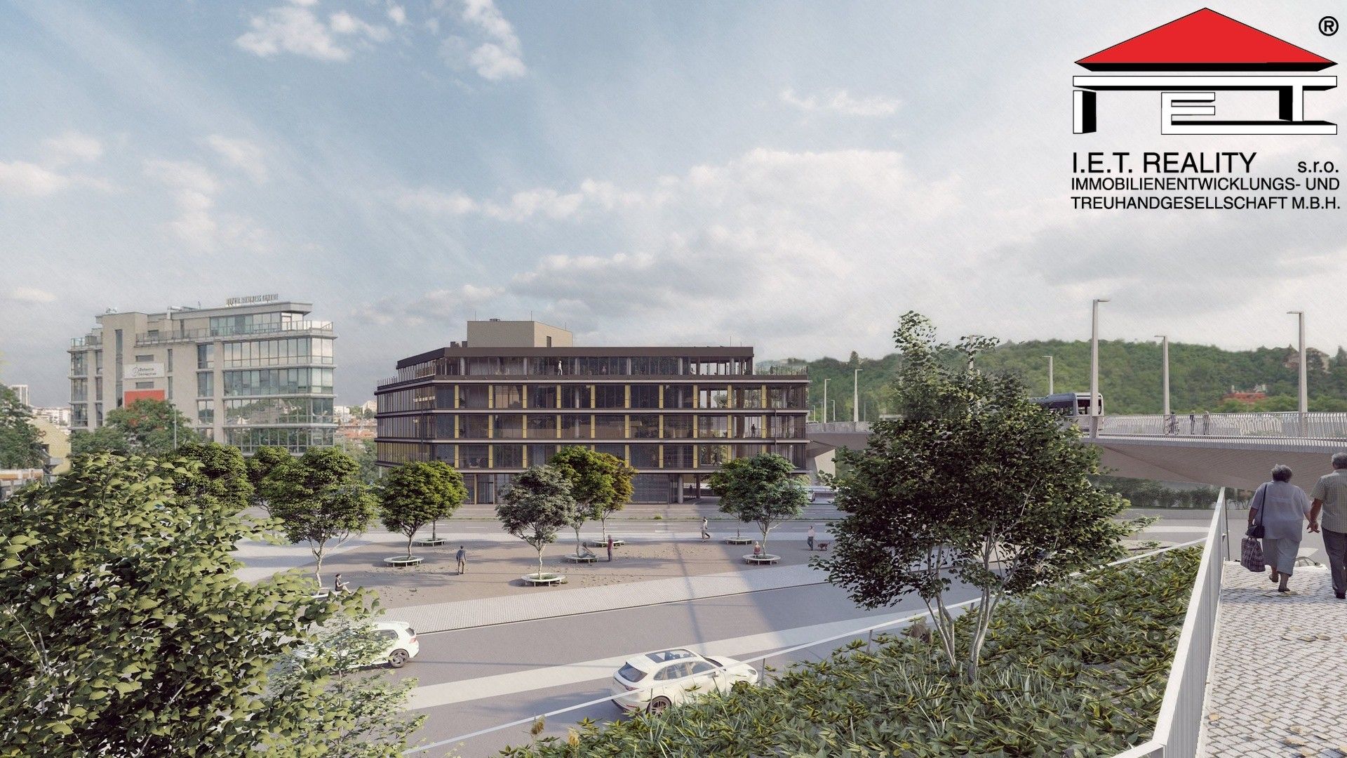 Pronájem kancelář - Strakonická, Praha, 287 m²