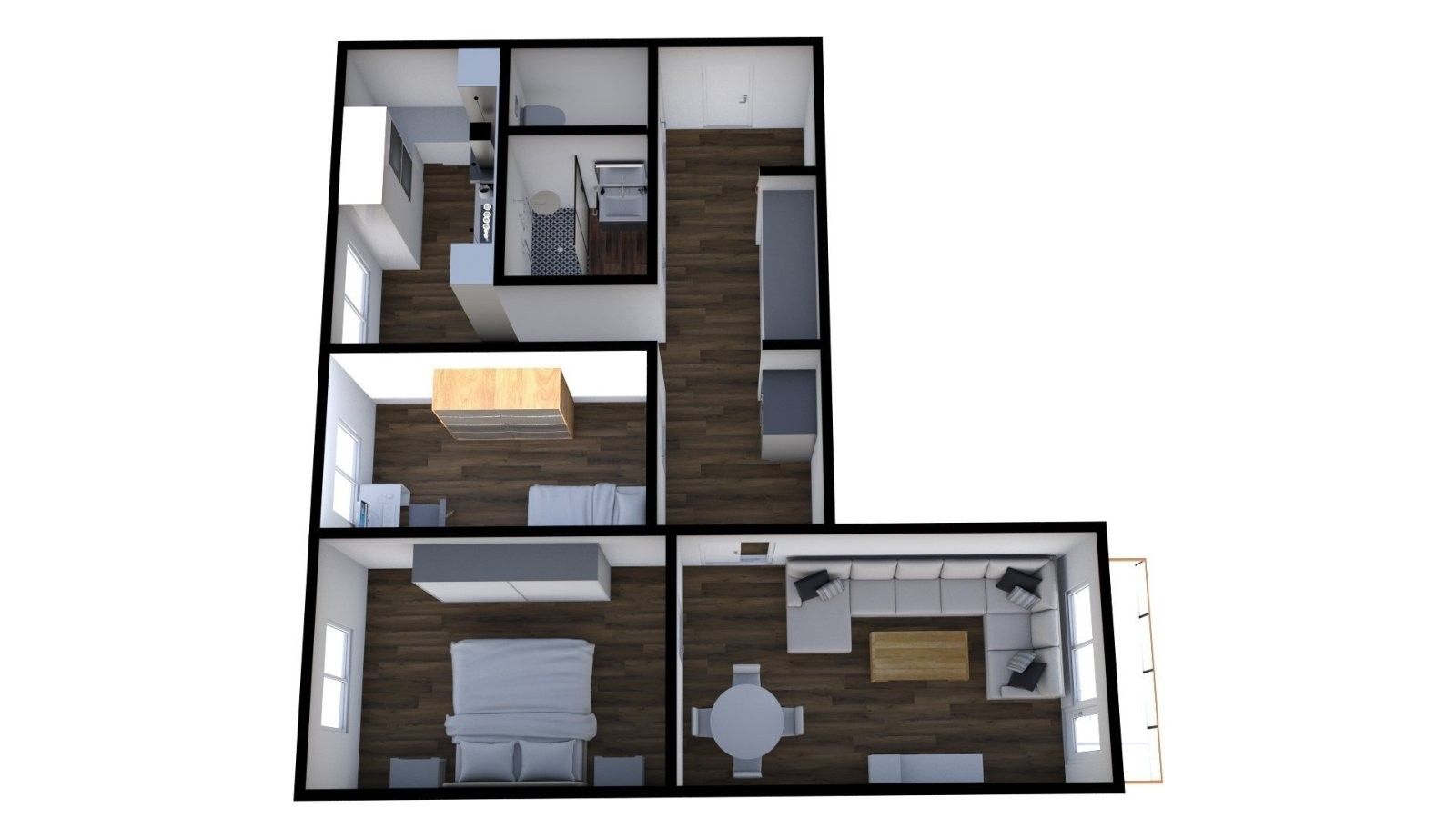 Byt 3+1 · 72 m² · Hlinecká 697, Týn nad Vltavou - 4