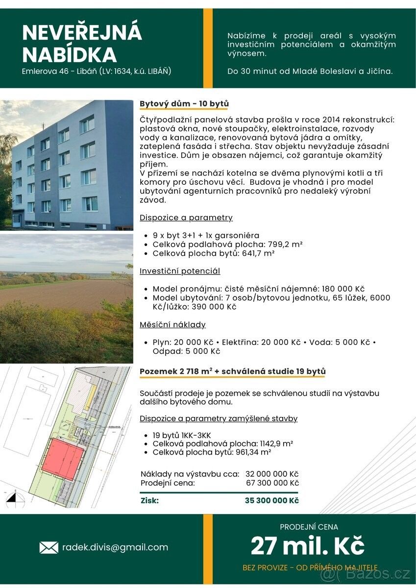 Rodinné domy, Libáň, 507 23