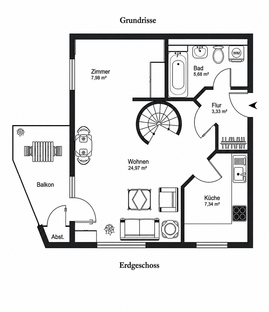 3+1, Hamburg Niendorf Hamburg 22459, 68 m² - 2