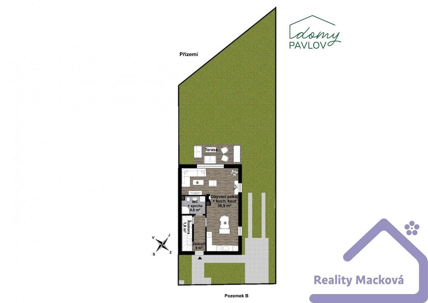 Rodinné domy, Pavlov, okres Kladno, Středočeský kraj, 103 m² - 2