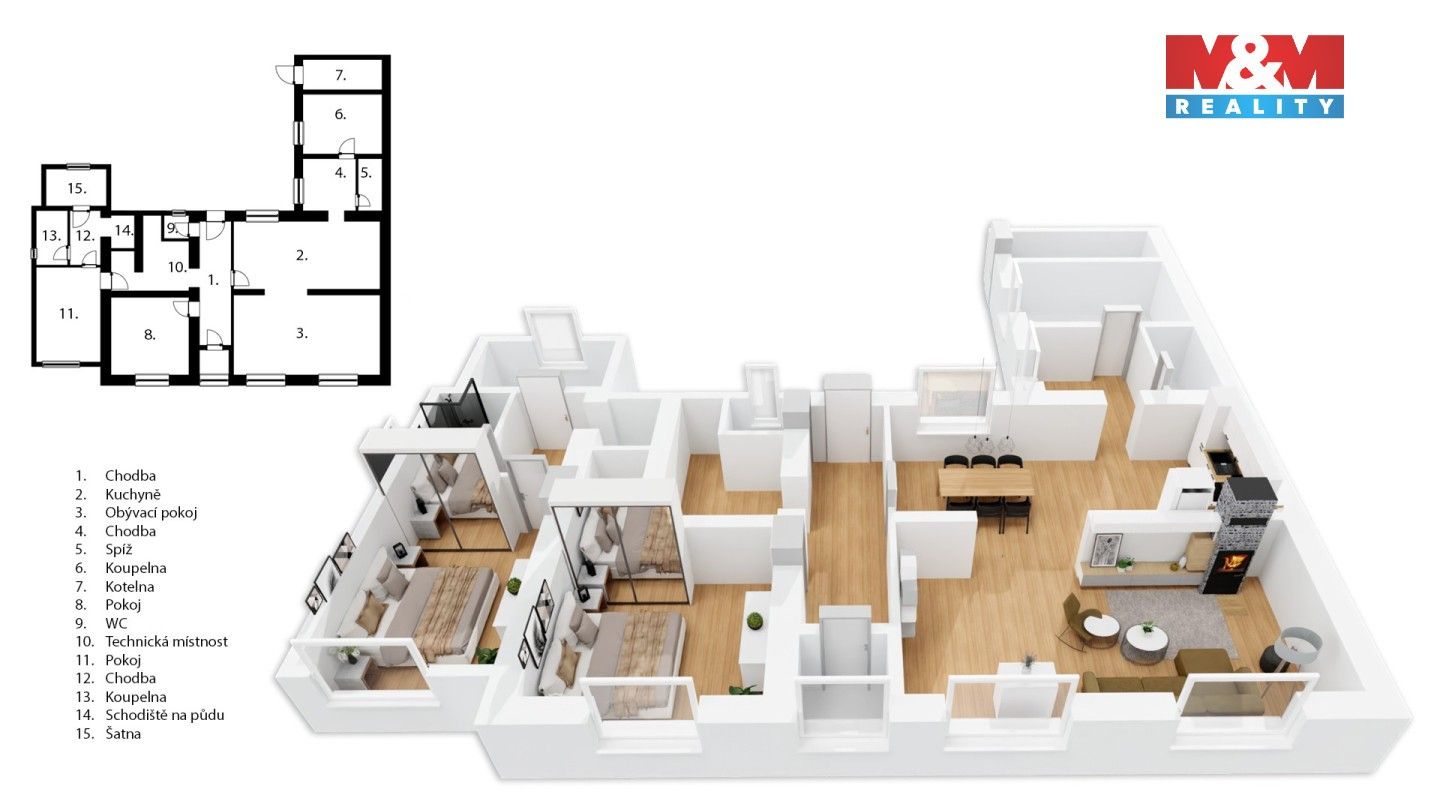 Prodej rodinný dům - Lipník nad Bečvou VI-Loučka, Lipník nad Bečvou, 170 m²