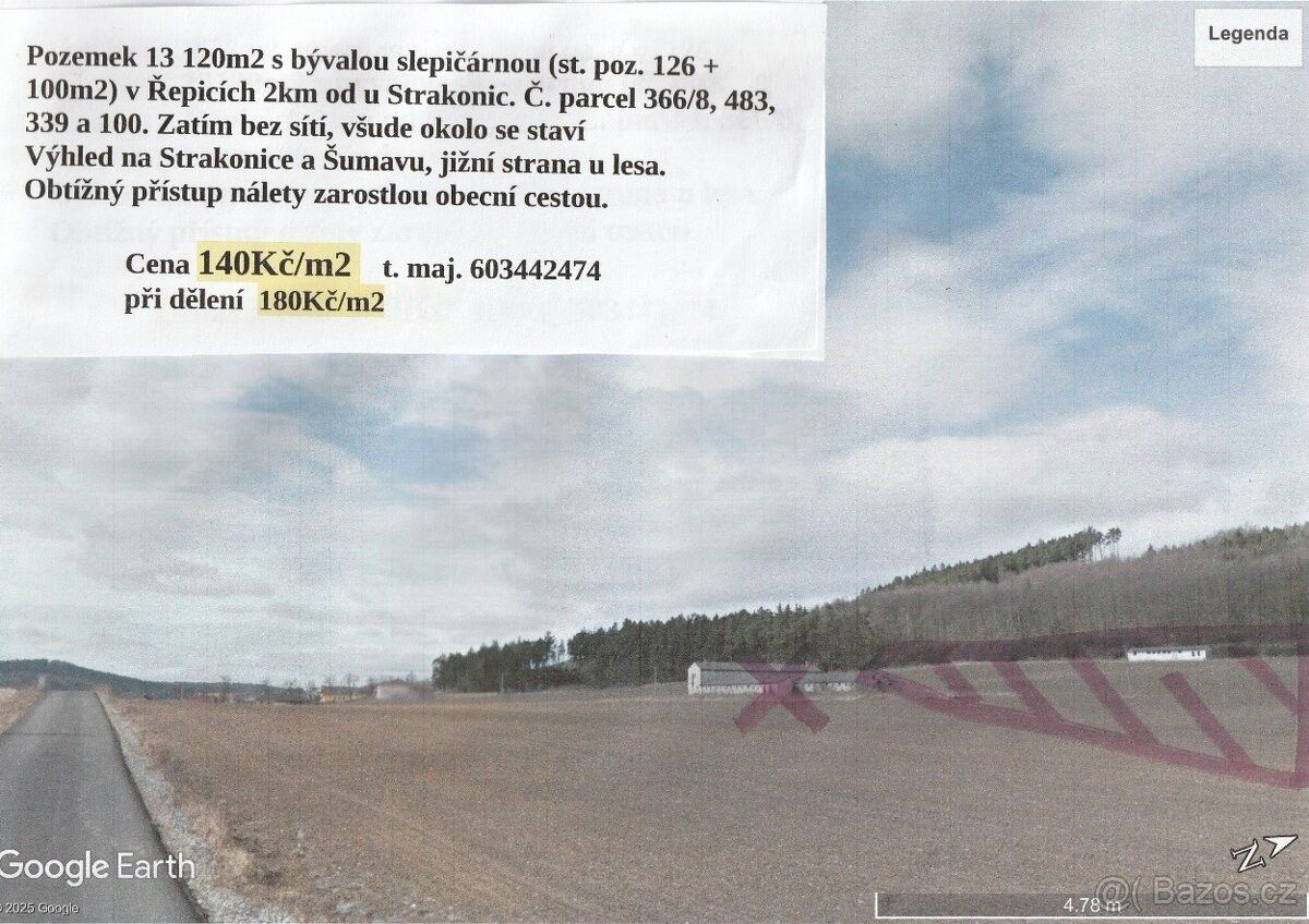 Pozemky pro bydlení, Strakonice, 386 01