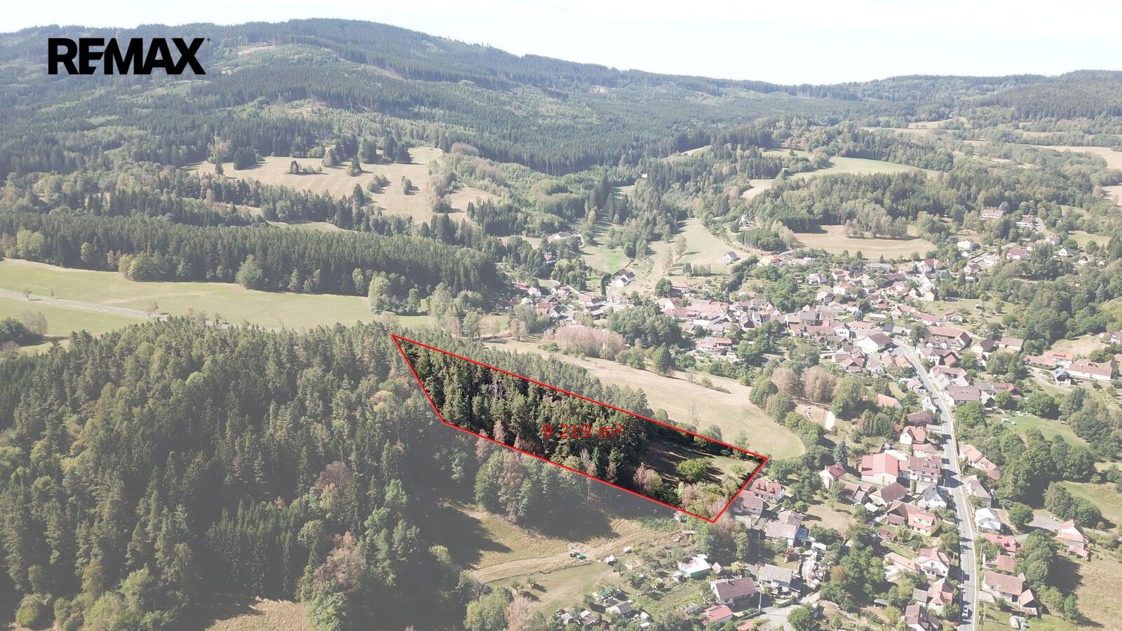 Pozemky pro bydlení, Nezdice na Šumavě, 9 219 m² - 2