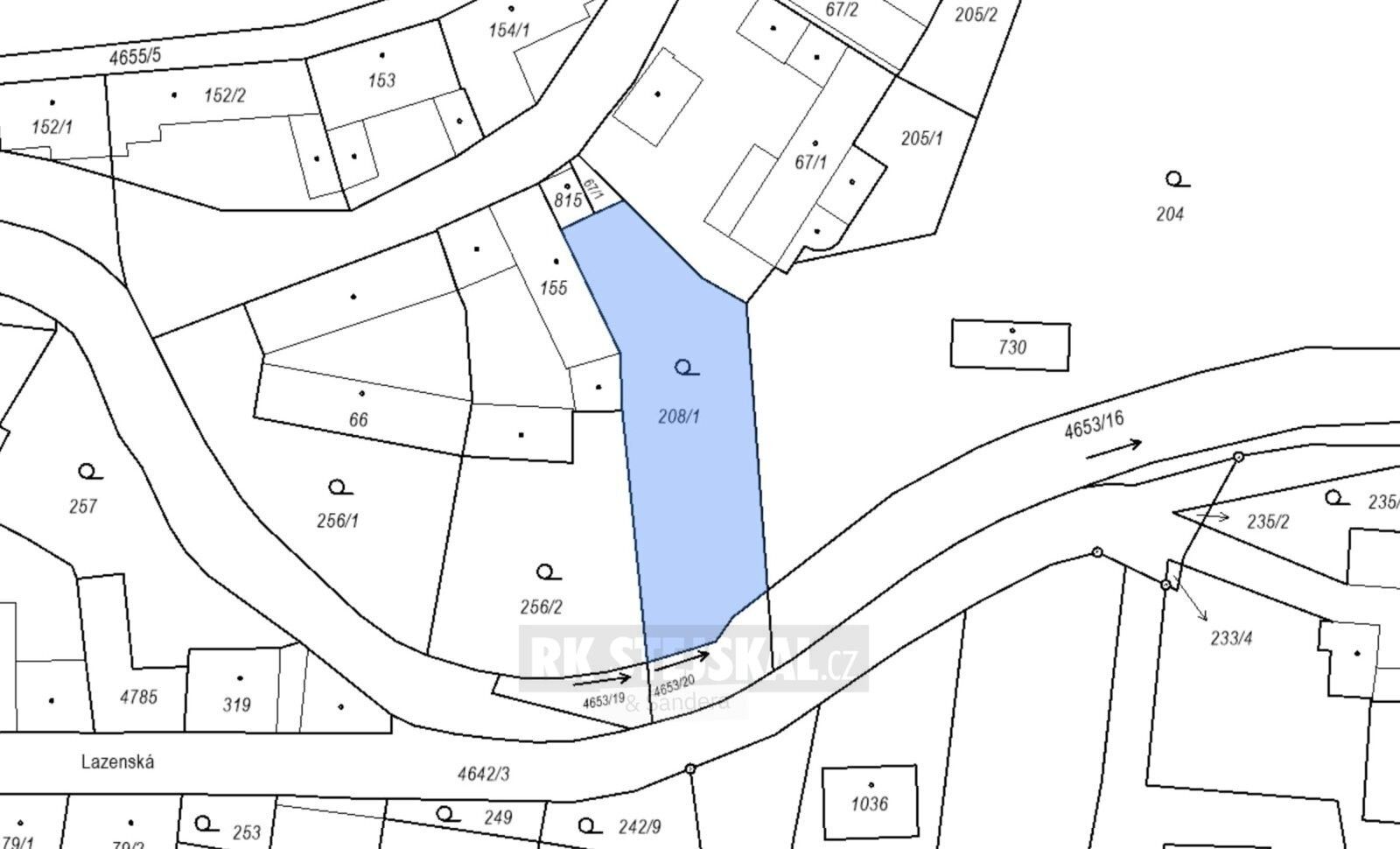 Pozemky pro bydlení, Náměstí 1, Ledenice, 610 m² - 2