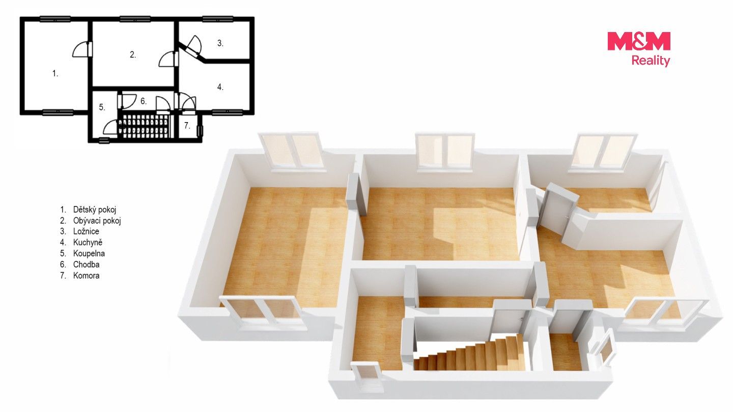 Prodej rodinný dům - Lubná, 100 m² - 2