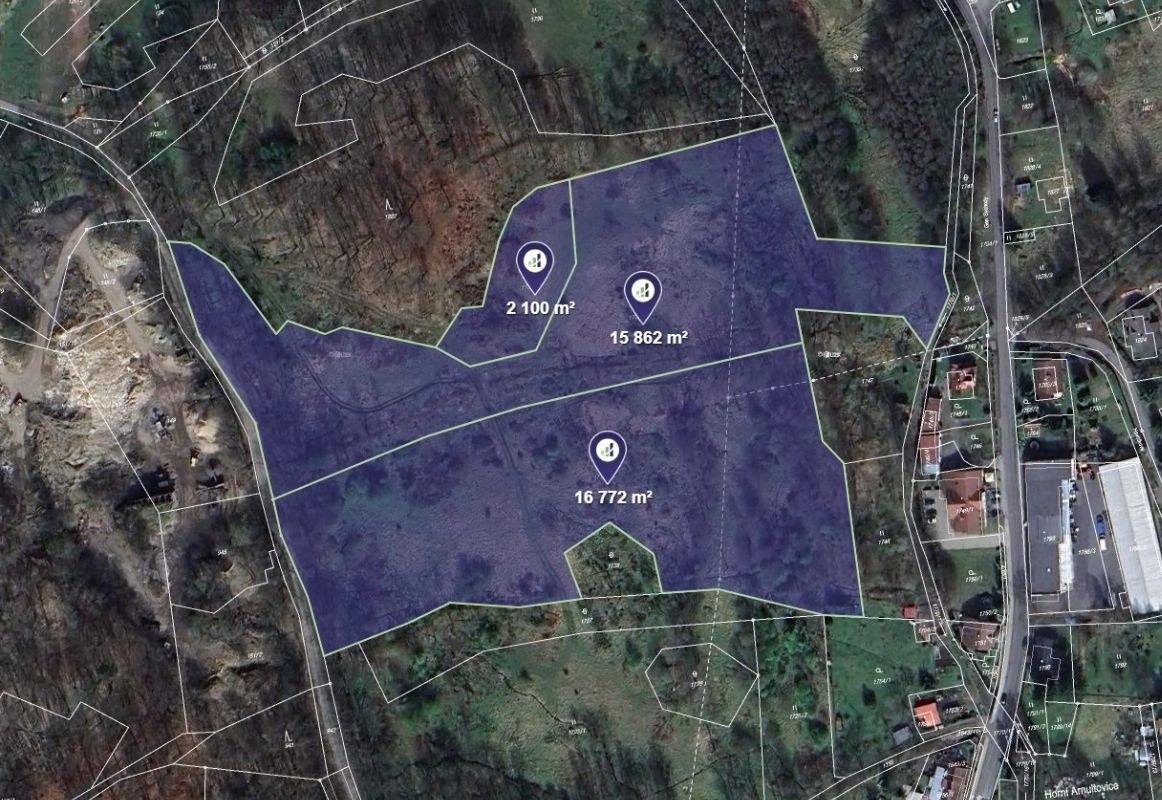 Louky, Nový Bor, 28 595 m² - 1