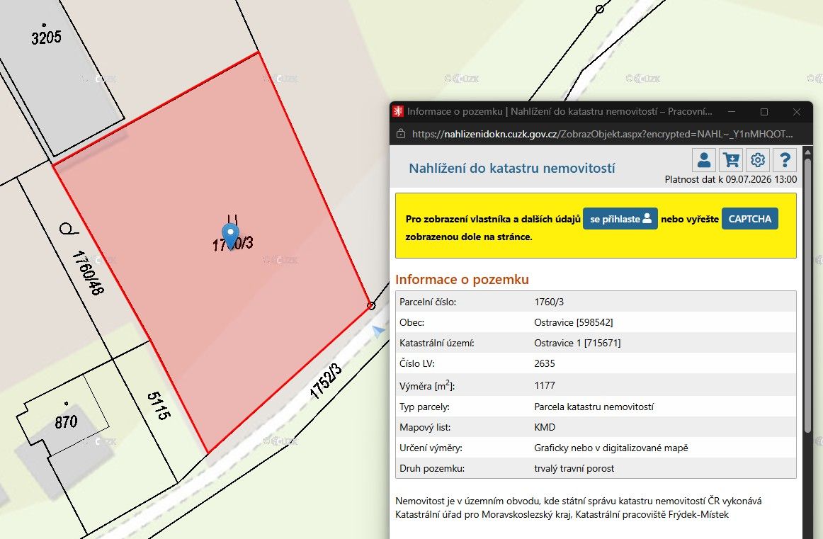 Pozemky pro bydlení, Ostravice, 739 14