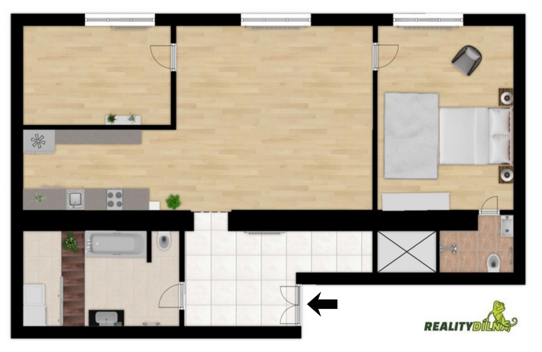 Prodej byt 3+kk - Jičínská  , Praha, 99 m² - 5