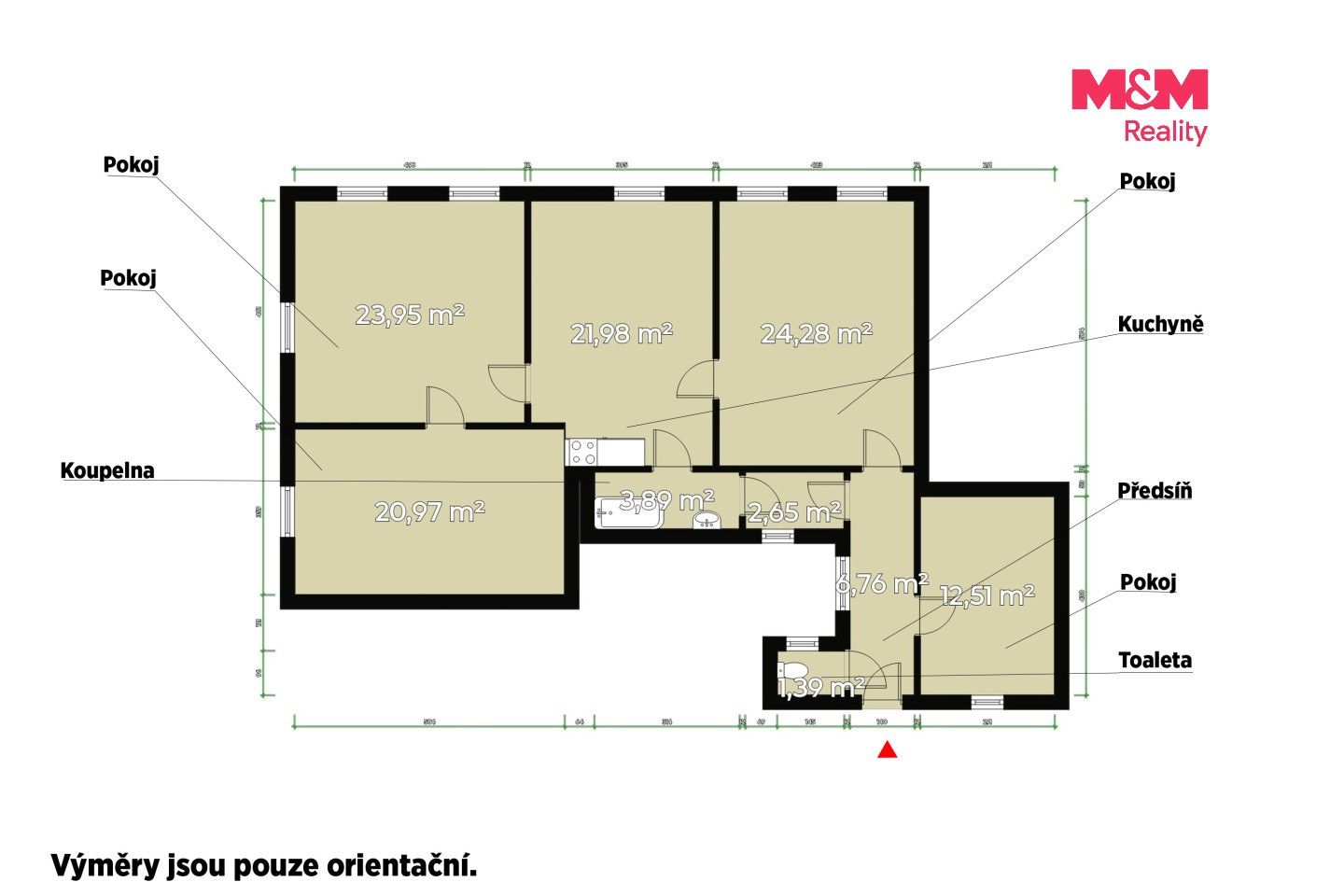 3+1, Zbrojnická, Plzeň, 121 m² - 2