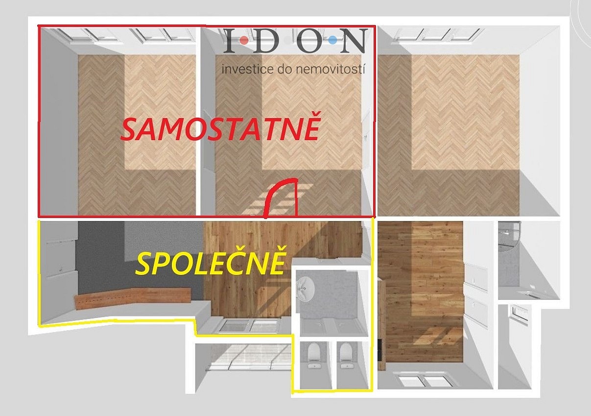 Pronájem kancelář - Staroměstská, Třinec - Staré Město, okres Frýdek-Místek, 51 m² - 5