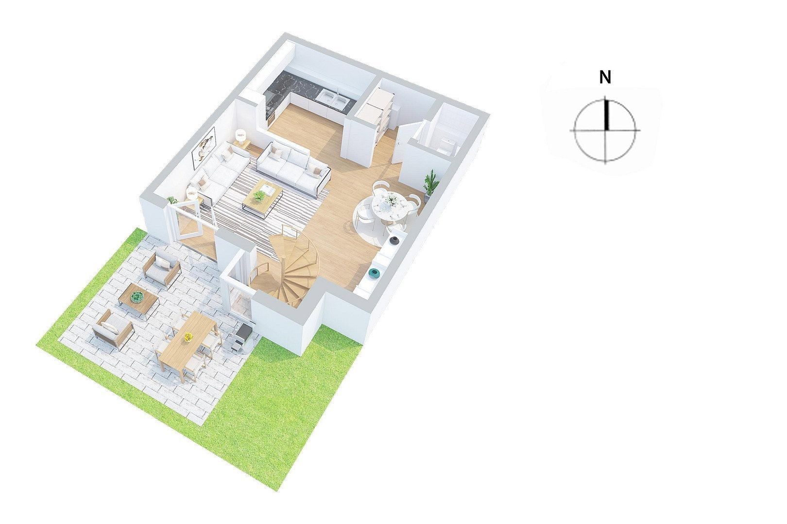 2+1, Berthold-Hupmann-Straße 39, , Bádensko-Württembersko, 74 m² - 1