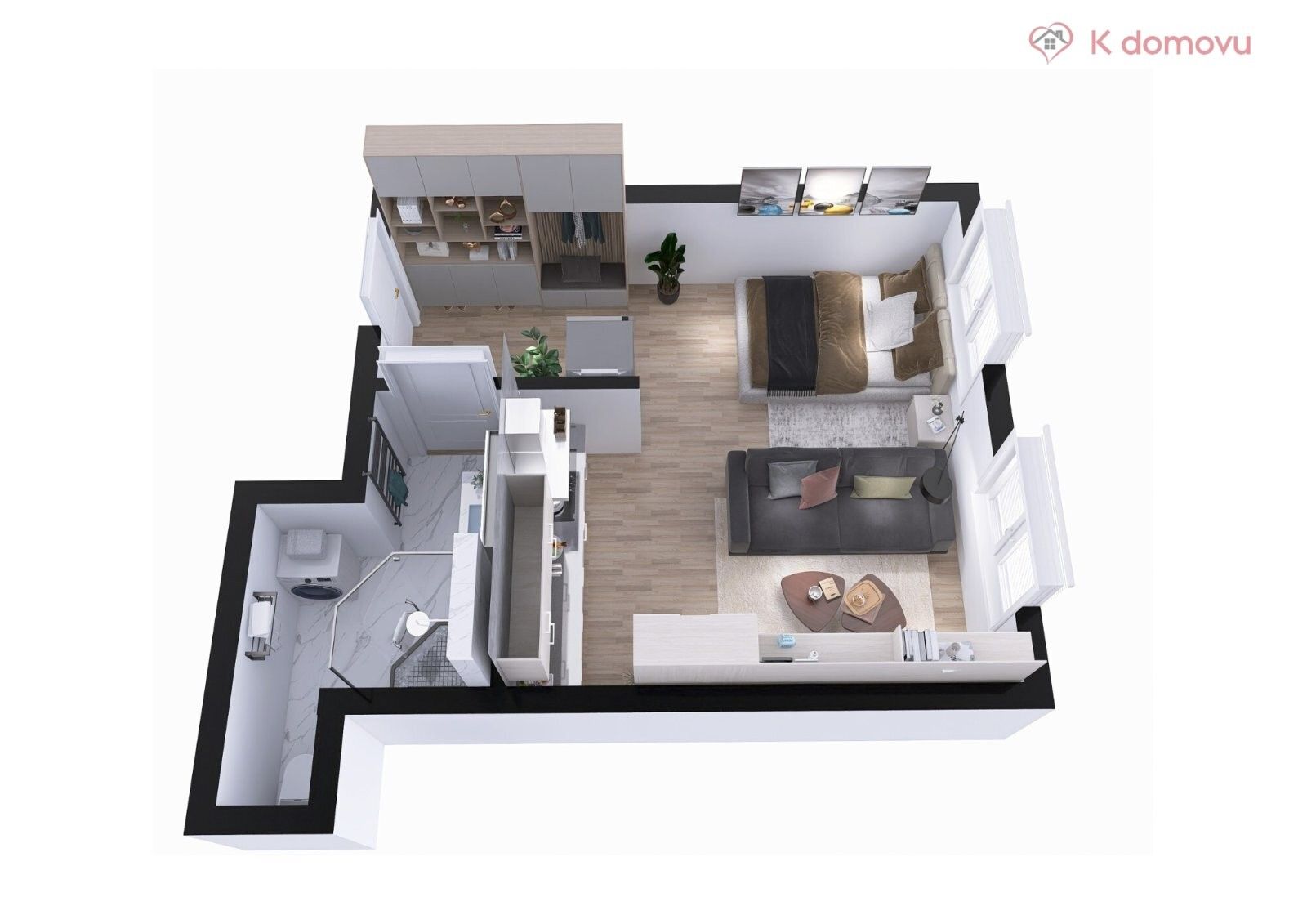 Prodej byt 1+kk - Komenského, Přerov, 31 m²