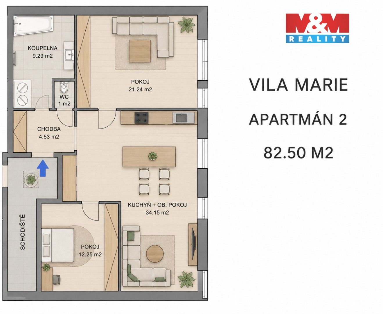 Byt 3+kk · 88 m² · Starý mlýn, Chotěšov - 4