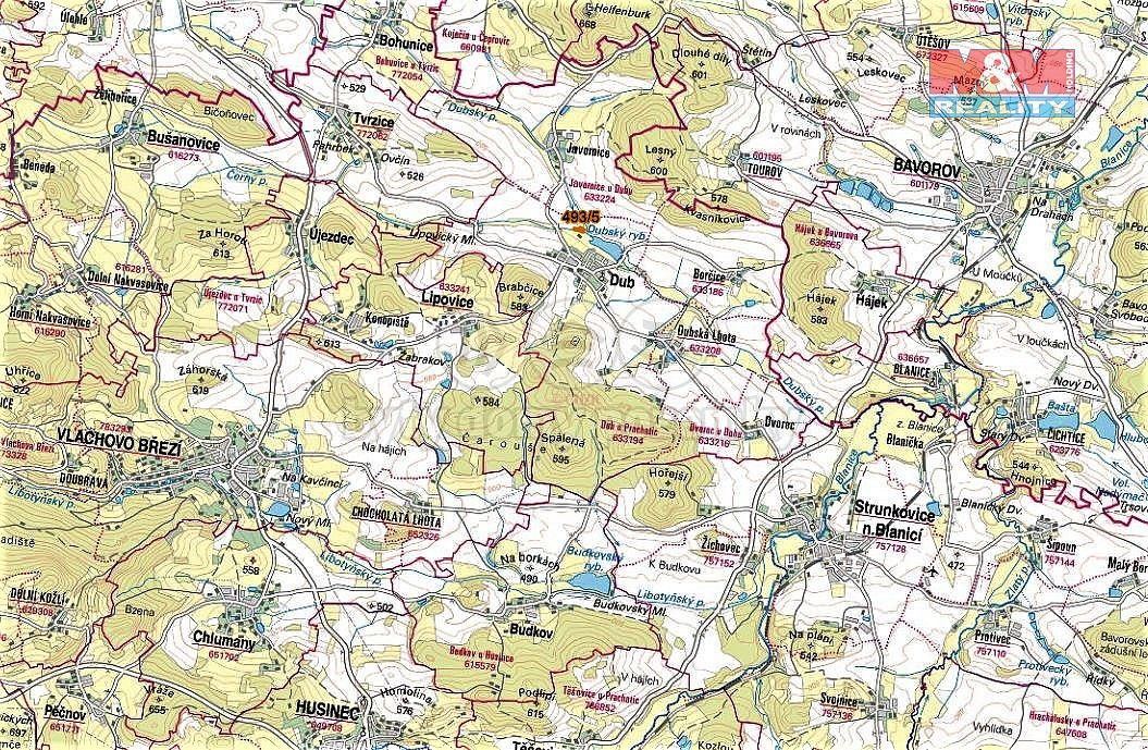 Prodej louka - Dub, okres Prachatice, Jihočeský kraj - 5