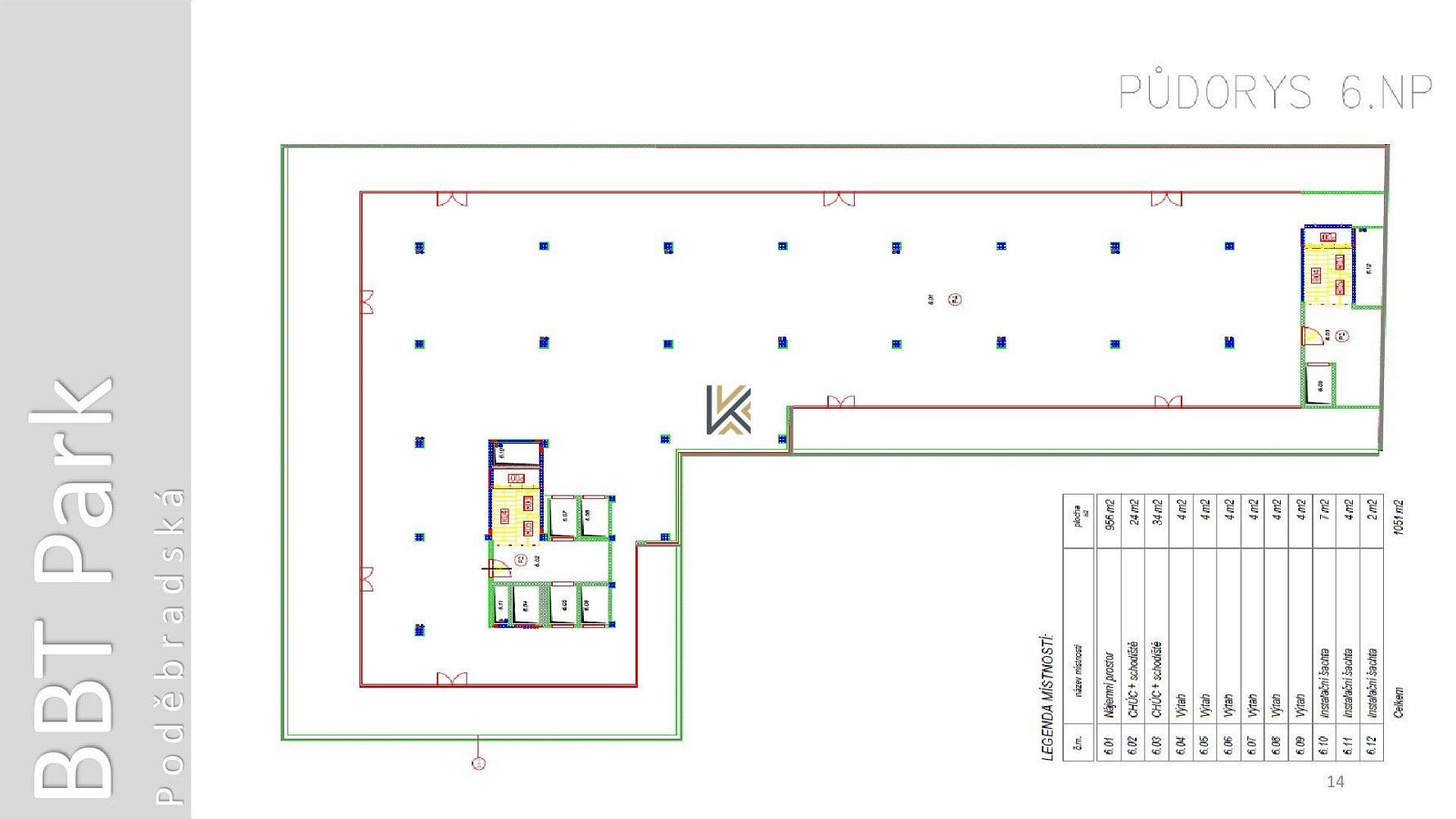 Obchodní prostory · 1 051 m² · Praha - Vysočany, okres Praha 9, Hlavní město Praha - 4