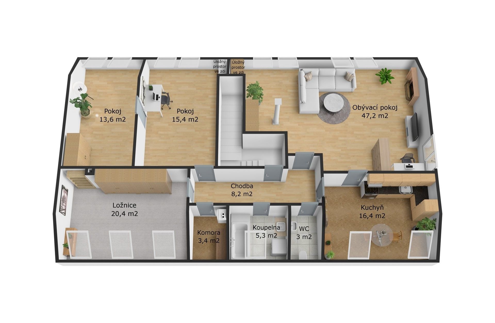 Byt 3+1 · 132 m² · Vrbno pod Pradědem Železná - 3