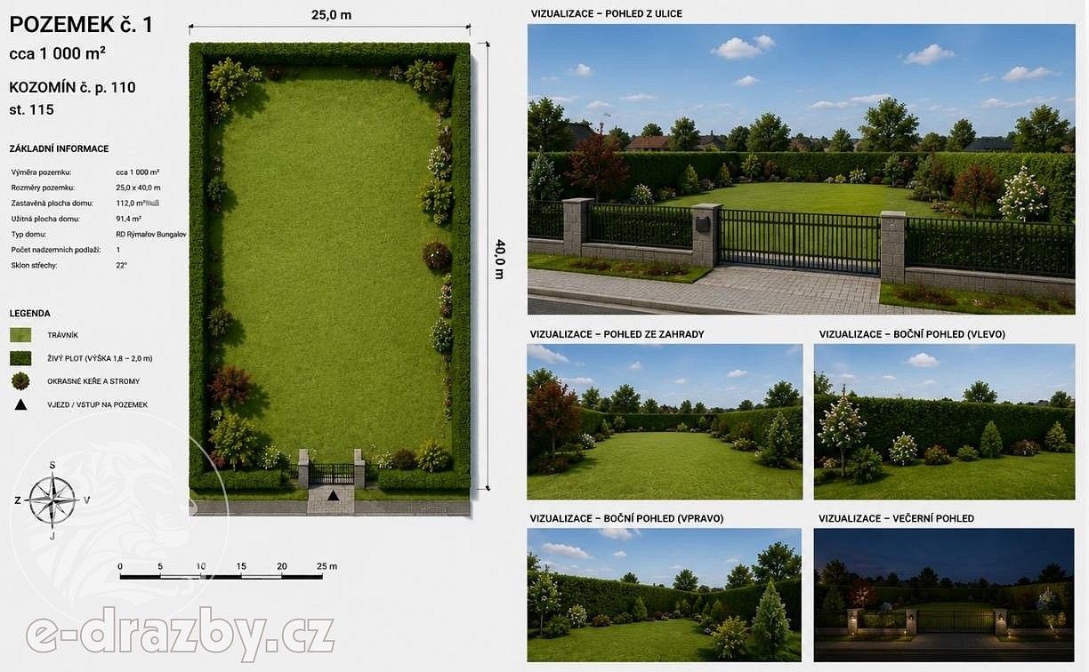Pozemek pro bydlení, 1 000 m²