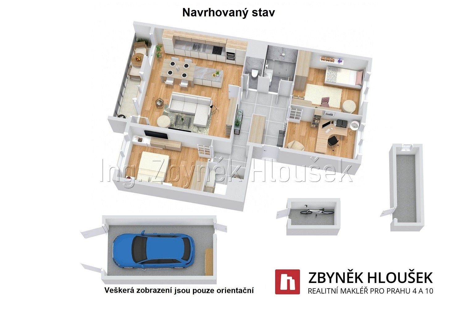 Byt 4+1 · 84 m² · Chalabalova, Praha 5 - Stodůlky - 3