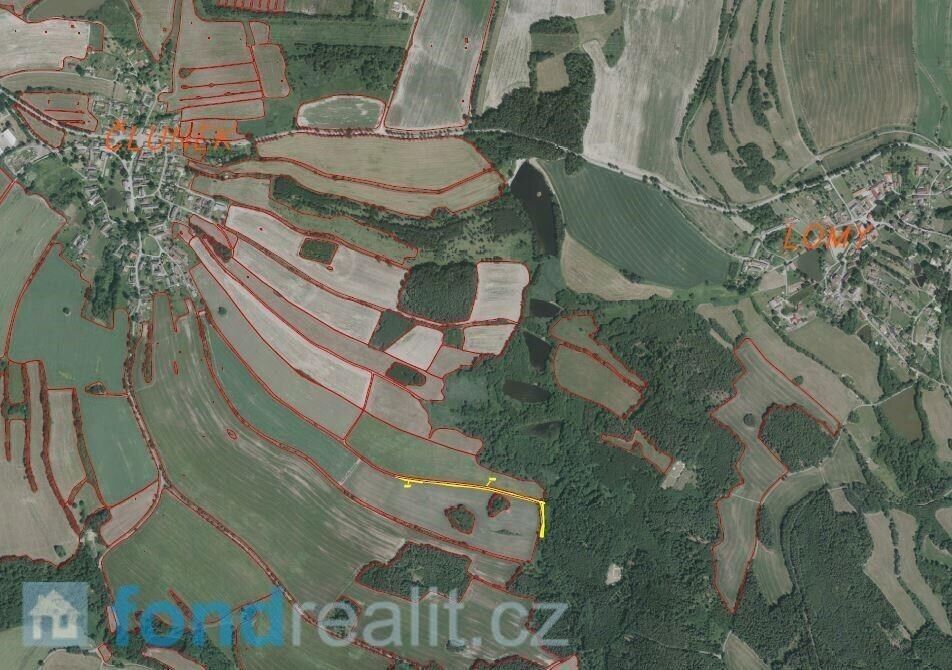 Prodej pozemek - Člunek, 2 m²