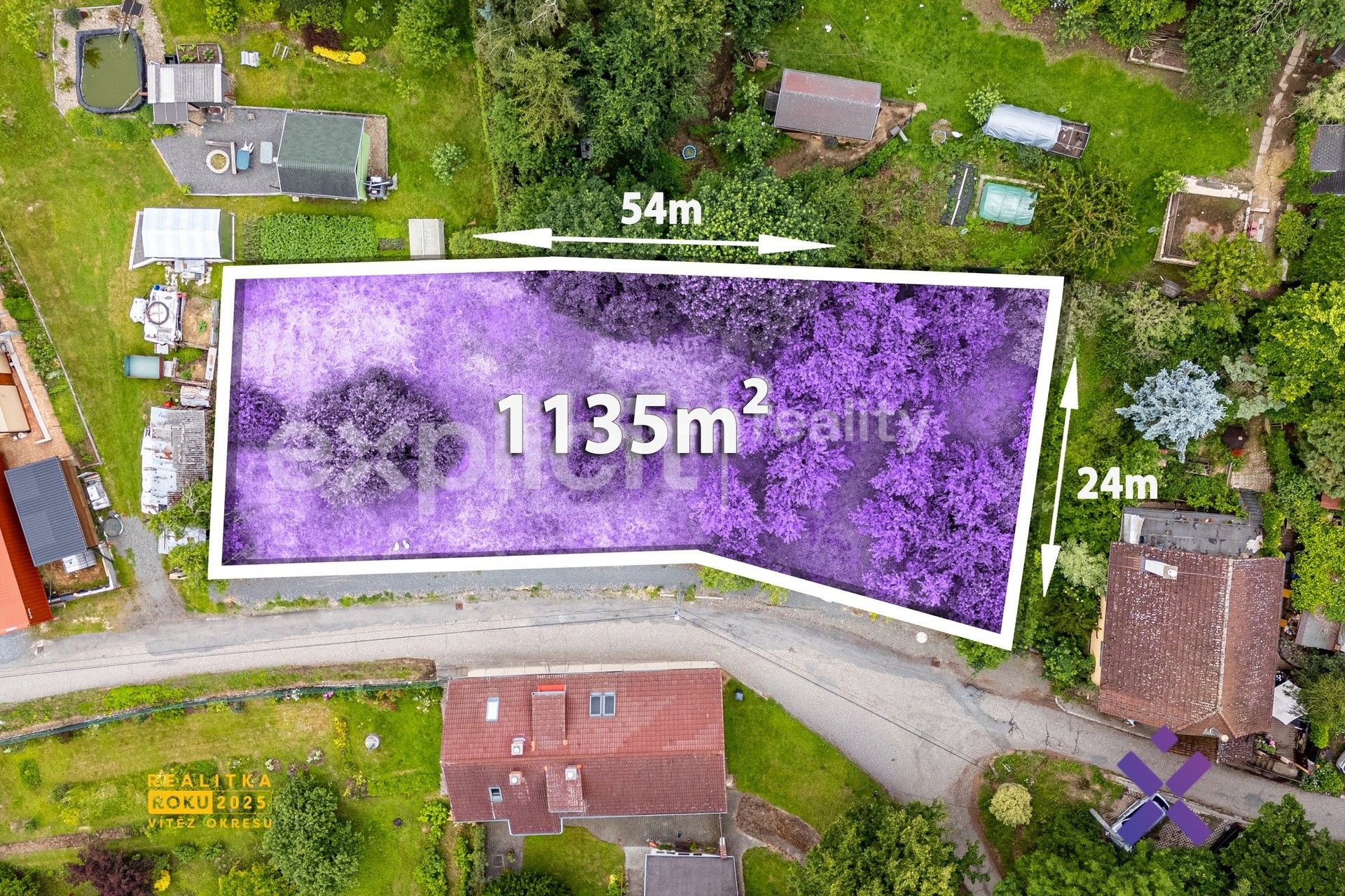 Pozemky pro bydlení, Žlutava, 1 135 m² - 1