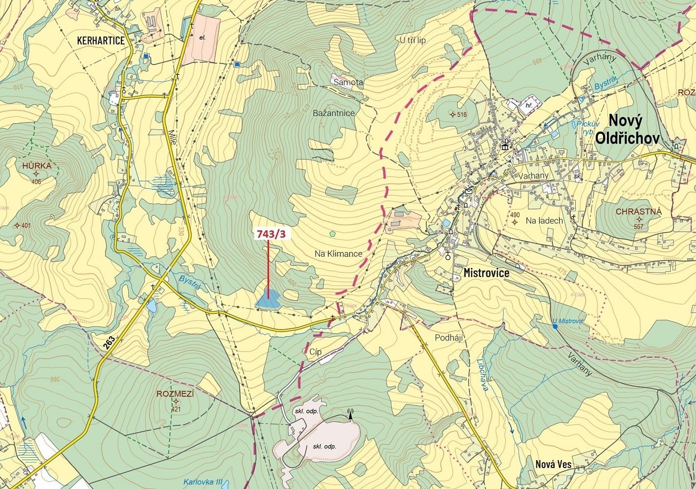 Les, 12 778 m²