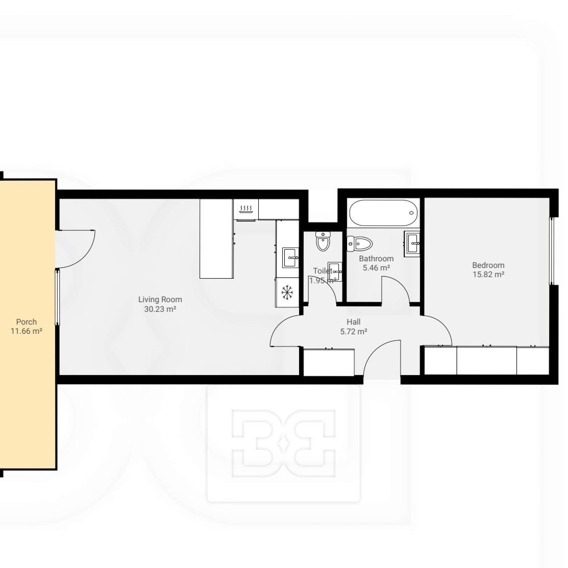 Byt 2+kk · 61 m² · Benediktínská 3429, Kladno - 4
