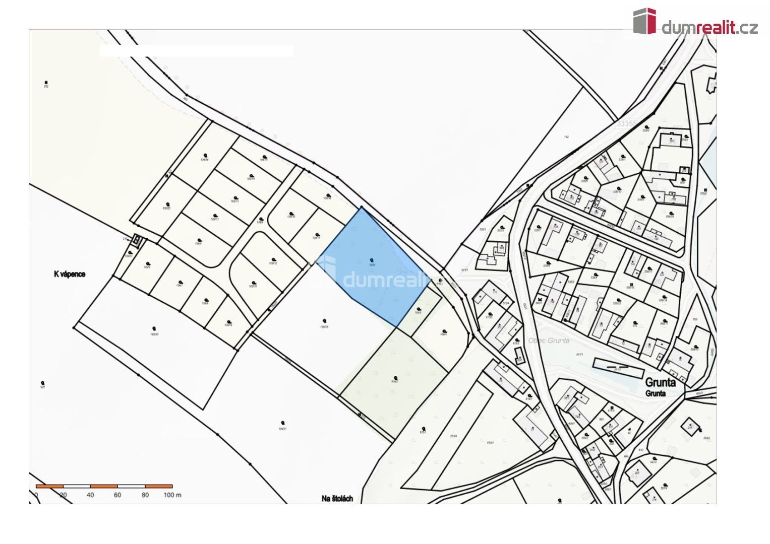 Pozemky pro bydlení, Grunta, 4 930 m² - 2