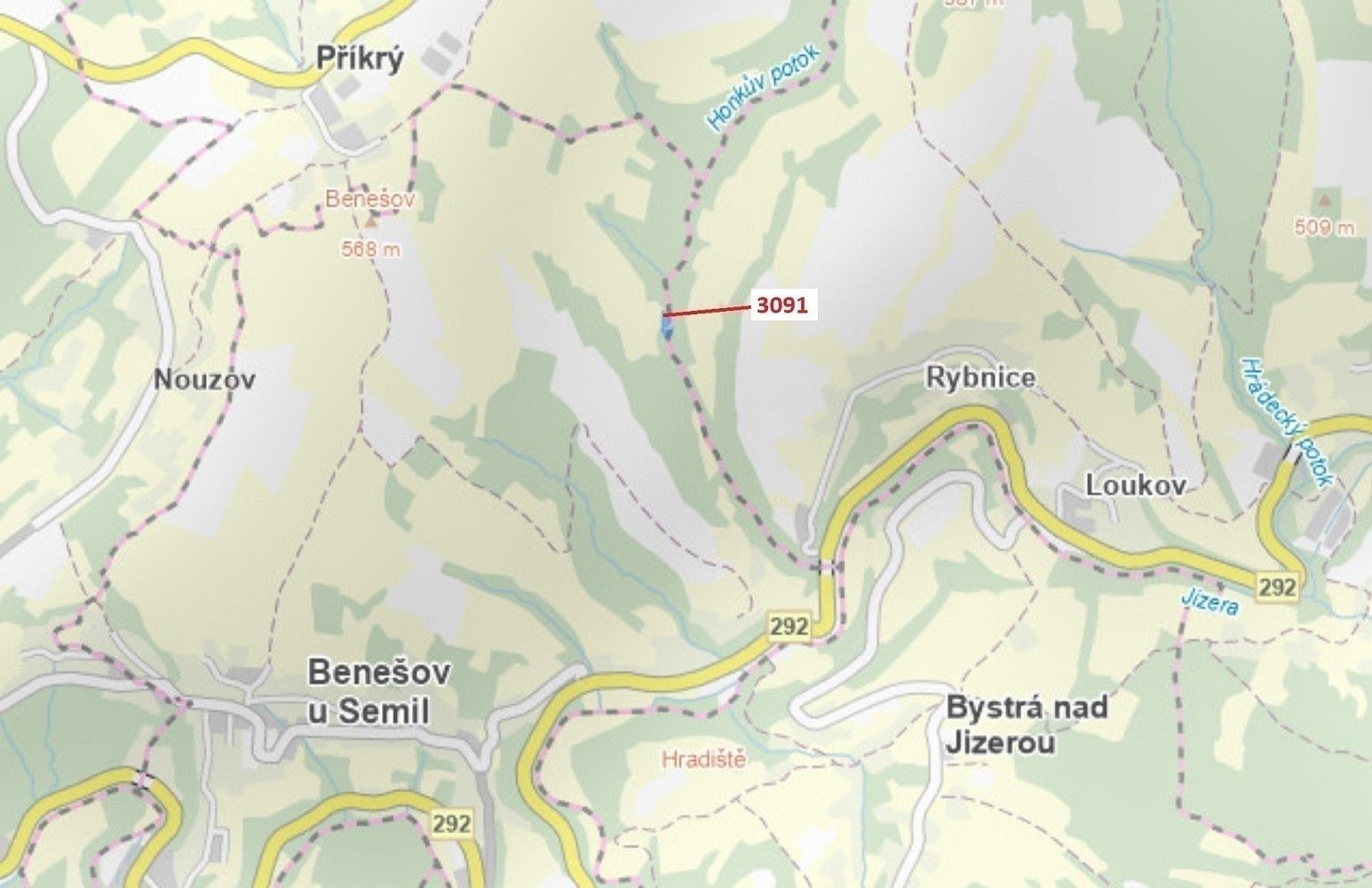 Les, 1 964 m²