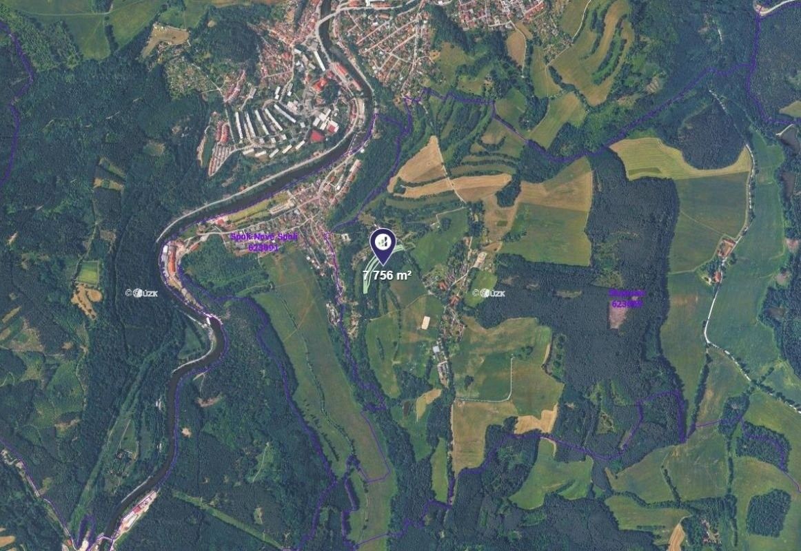 Louky, Český Krumlov, 7 756 m² - 2
