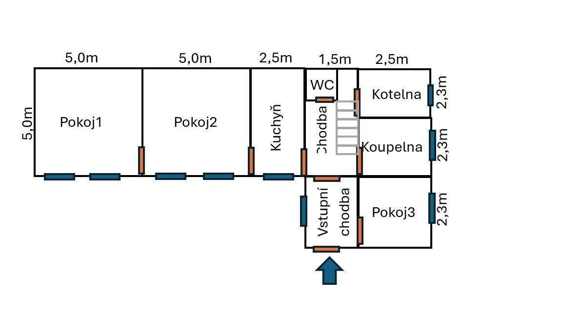 Prodej rodinný dům - Doudleby nad Orlicí, 517 42